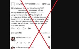 Công an Ninh Bình thông tin vụ "tố" gian lận thi tốt nghiệp trung học phổ thông 2026