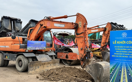Một số phần đường trên Đại lộ Thăng Long sẽ có rào chắn, giao thông điều chỉnh