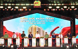 Khánh thành nhà ở cho lực lượng vũ trang Công an nhân dân tại Đông Hưng Thuận