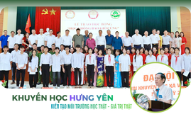 Khuyến học Hưng Yên: Kiến tạo môi trường học thật - giá trị thật