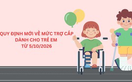 Từ 5/10, những nhóm trẻ em nào được hưởng trợ cấp 1,35 triệu đồng mỗi tháng?