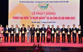 Hà Nội: Phát động Tháng cao điểm “Vì người nghèo”