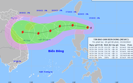 Xuất hiện bão NESAT cách đảo Luzon (Philippines) hơn 100km