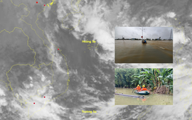 Bão số 6 đã suy yếu thành một vùng áp thấp, Quảng Bình đến Quảng Nam mưa lớn