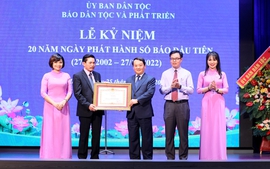 Báo Dân tộc và Phát triển kỷ niệm 20 năm ngày phát hành số báo đầu tiên