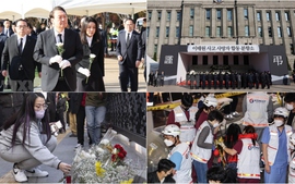 Hàn Quốc tưởng niệm các nạn nhân vụ giẫm đạp ở Itaewon - Seoul