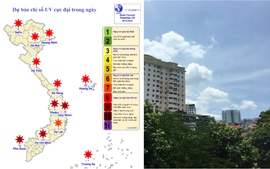 Thành phố Hồ Chí Minh có ngưỡng chỉ số tia cực tím rất cao, nguy cơ gây hại cho sức khỏe