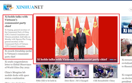 Báo chí Trung Quốc đưa tin đậm nét các hoạt động của Tổng Bí thư Nguyễn Phú Trọng