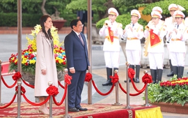 Thủ tướng Chính phủ Phạm Minh Chính chủ trì lễ đón chính thức Thủ tướng New Zealand