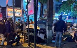 Quảng Ninh: Ô tô tông nhiều xe máy, 1 người chết, 3 người bị thương