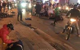 Vụ xe ô tô tông nhiều xe máy ở Quảng Ninh, thêm 1 người tử vong
