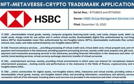 Ngân hàng HSBC nộp đơn tham gia thị trường tiền kỹ thuật số