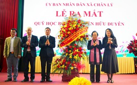 Hà Nam: Ra mắt Quỹ học bổng mang tên nhà lão thành cách mạng, liệt sĩ Nguyễn Hữu Duyên