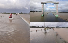Trung Bộ còn mưa lớn, cảnh báo lũ trên sông Kôn, các sông từ Quảng Ngãi - Khánh Hòa