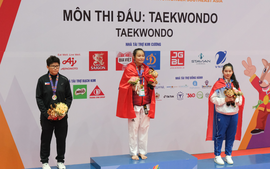 Tuyển thủ Taekwondo nữ Việt Nam liên tiếp giành 2 huy chương Vàng