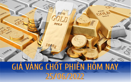 Cập nhật giá vàng trong nước và thế giới ngày 25/6