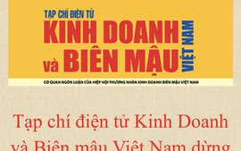Tạp chí điện tử Kinh doanh và Biên mậu Việt Nam bị đình bản trong 3 tháng