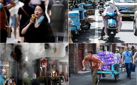Xảy ra nắng nóng khắc nghiệt và kéo dài, hàng loạt thành phố của Trung Quốc phát báo động đỏ