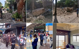 Hiện trường vụ động đất có độ lớn 7,1 làm rung chuyển đảo Luzon, Philippines