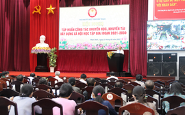 Bình Thuận: Tập huấn công tác khuyến học, khuyến tài xây dựng xã hội học tập giai đoạn 2021-2030