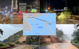 Bão số 3 đã suy yếu thành một vùng áp thấp, mưa lớn ở Bắc Bộ, Thanh Hóa còn diễn biến phức tạp