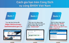 7 bước gia hạn thẻ bảo hiểm y tế trên Cổng dịch vụ công quốc gia