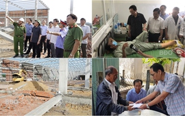 Sập tường nhà máy khu công nghiệp Nhơn Hòa (Bình Định): Xác định nguyên nhân vụ việc