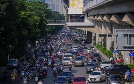 Đề xuất tiếp tục phân làn đường Nguyễn Trãi (Hà Nội) đến hết năm 2022