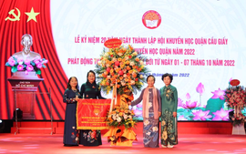 Hội Khuyến học quận Cầu Giấy, Hà Nội kỷ niệm 20 năm thành lập