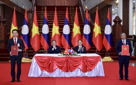 Việt Nam - Lào chính thức thiết lập quan hệ Đối tác số
