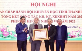 Hội Khuyến học tỉnh Thanh Hóa nhận Bằng khen của Thủ tướng Chính phủ