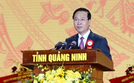 Chủ tịch nước Võ Văn Thưởng dự lễ kỷ niệm 60 năm thành lập tỉnh Quảng Ninh