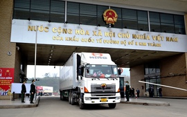 Cửa khẩu Kim Thành (Việt Nam) - Bắc Sơn (Trung Quốc) thực hiện vận chuyển hàng hóa 2 chiều trên 1 phương tiện thông quan