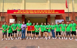 Tưng bừng Hội khỏe Hội Nhà báo Thành phố Hà Nội mở rộng 2023