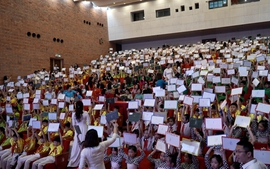 Quảng Ninh: Gần 1.000 học sinh tiểu học tham gia Ngày hội tiếng Anh