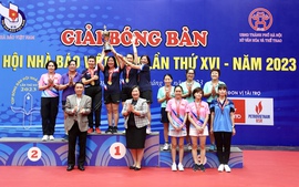 Bế mạc Giải Bóng bàn Cúp Hội Nhà báo Việt Nam lần thứ XVI năm 2023