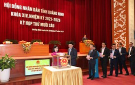 Ông Cao Tường Huy được bầu giữ chức vụ Chủ tịch UBND tỉnh Quảng Ninh