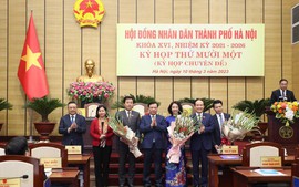 Bà Vũ Thu Hà được bầu giữ chức Phó Chủ tịch Ủy ban nhân dân thành phố Hà Nội
