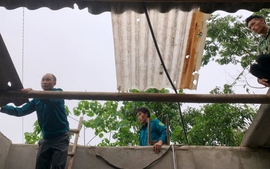 Lào Cai: Mưa đá lớn làm hư hỏng 105 nhà dân