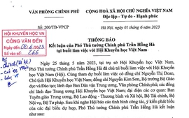 Toàn văn Kết luận của Phó Thủ tướng Trần Hồng Hà về các vấn đề quan trọng trong công tác khuyến học