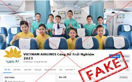 Giả mạo Vietnam Airlines mời trại hè hướng nghiệp hàng không