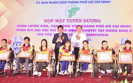 Thành phố Hồ Chí Minh: Tuyên dương huấn luyện viên, vận động viên dự ASEAN Para Games 12