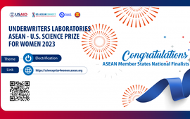 Nữ tiến sĩ Việt Nam lọt vào chung kết Giải thưởng ASEAN-Mỹ