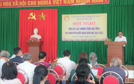 Quảng Nam: Vận động các tổ chức phi chính phủ hơn 6,7 tỉ đồng cho khuyến học