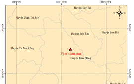 Liên tục 4 trận động đất ở Kon Plông, Kon Tum trong 3 giờ đồng hồ