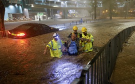 Ảnh hưởng của bão Haikui, nhiều nơi ở Trung Quốc tiếp tục hứng chịu lượng mưa lớn kỷ lục
