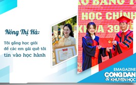 Nông Thị Hà: Tôi gắng học giỏi để các em gái quê tôi tin vào học hành