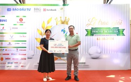 Giải Golf từ thiện Vì trẻ em Việt Nam 2024 huy động 2,3 tỉ đồng dành cho khuyến học