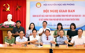 Hội khuyến học thành phố Hải Phòng ký kết chương trình phối hợp với 5 đơn vị truyền thông