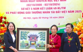 Kỷ niệm 16 năm Ngày Khuyến học Việt Nam: Không ngừng nỗ lực vì sự nghiệp trồng người